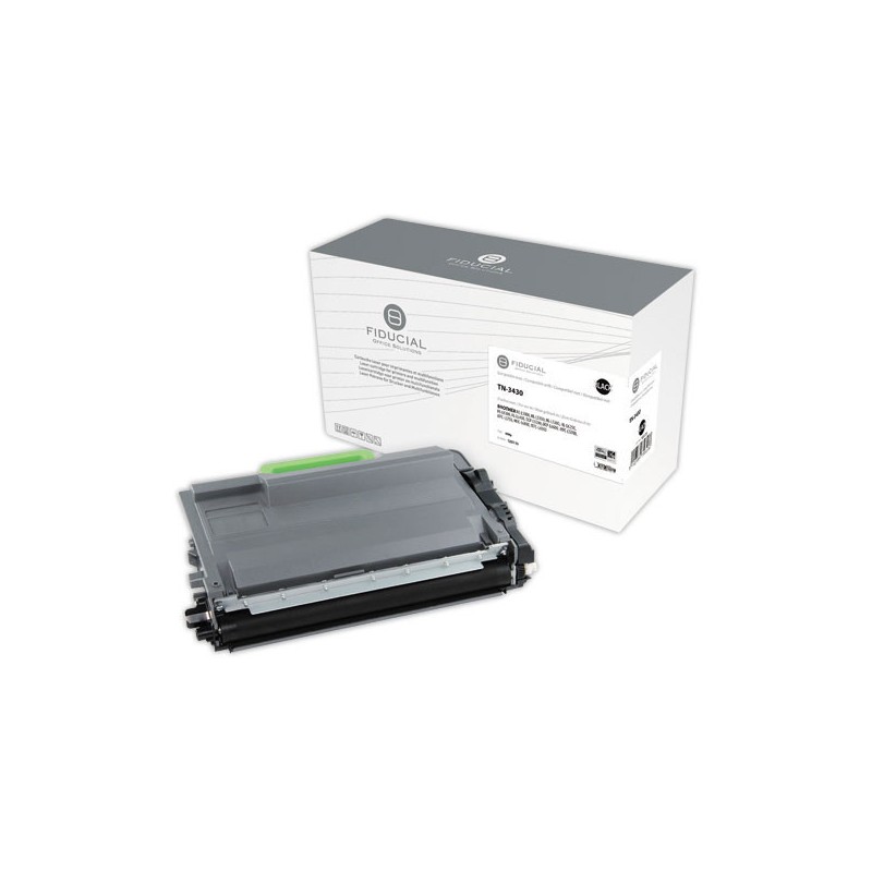 Toner FIDUCIAL équiv. Brother TN3430 noir  - Fiducial