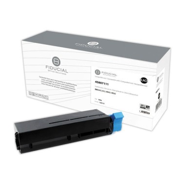 Toner FIDUCIAL équiv. OKI 45807111 noir  - Fiducial