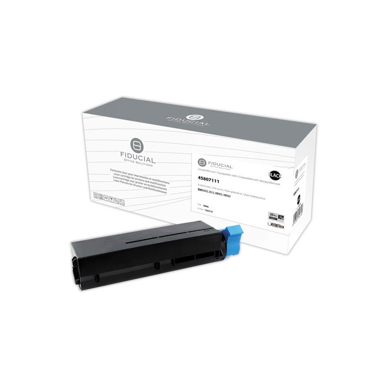 Toner FIDUCIAL équiv. OKI 45807111 noir  - Fiducial