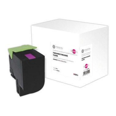 Toner LEXMARK 70C2HM0 magenta HC 702H compatible FIDUCIAL  - Fiducial