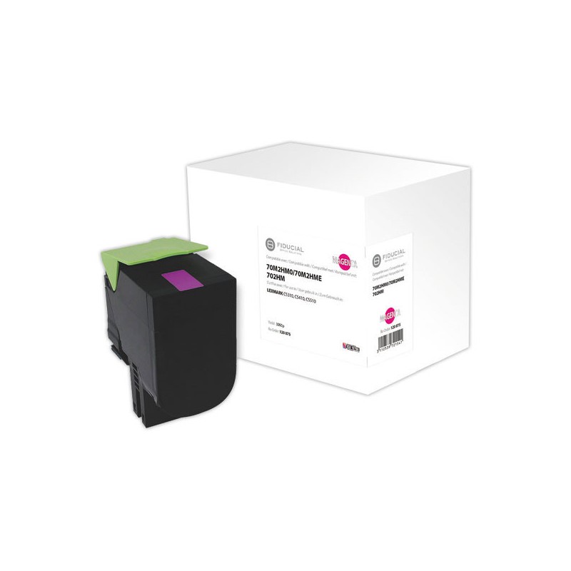 Toner LEXMARK 70C2HM0 magenta HC 702H compatible FIDUCIAL  - Fiducial