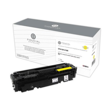 Toner FIDUCIAL jaune compatible HP CF412X  - Fiducial