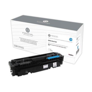 Toner FIDUCIAL cyan compatible HP 411X  - Fiducial