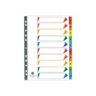 Jeu d'intercalaires numériques FIDUCIAL Mylar pour format A4 - 1 à 10  - Fiducial