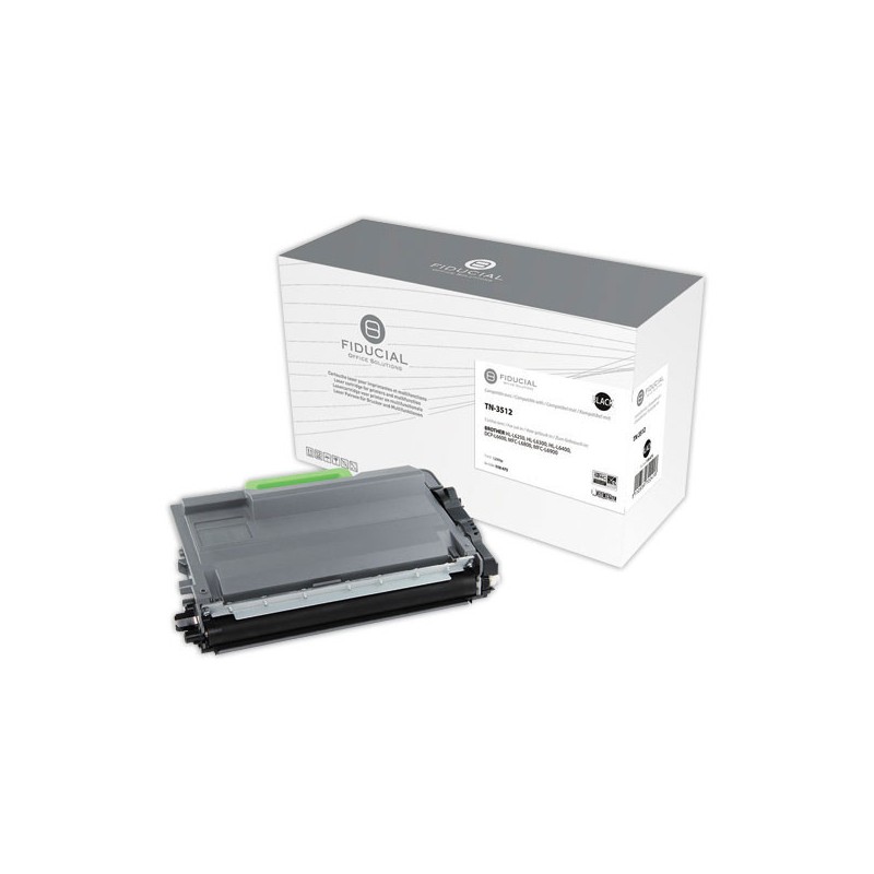 Toner FIDUCIAL équiv. BROTHER TN3512 noir  - Fiducial