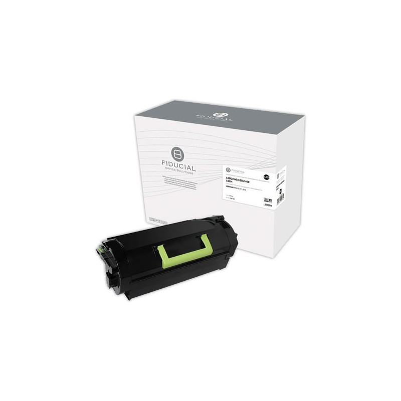 Toner LEXMARK 52D2H00 noir HC 522H compatible FIDUCIAL  - Fiducial