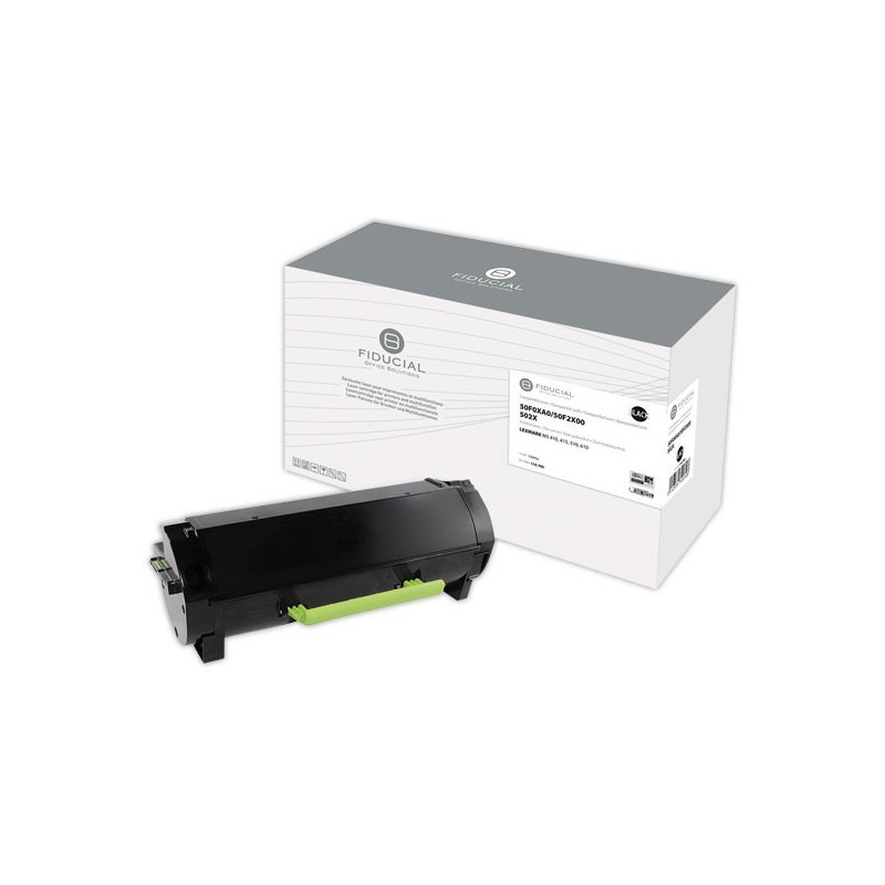 Toner LEXMARK 50F2X00 noir THC 502X compatible FIDUCIAL  - Fiducial