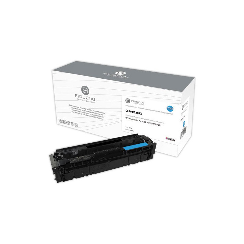 Toner FIDUCIAL cyan compatible HP 201X  - Fiducial