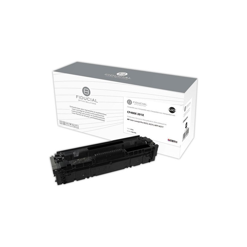 Toner FIDUCIAL noir compatible HP 201X  - Fiducial