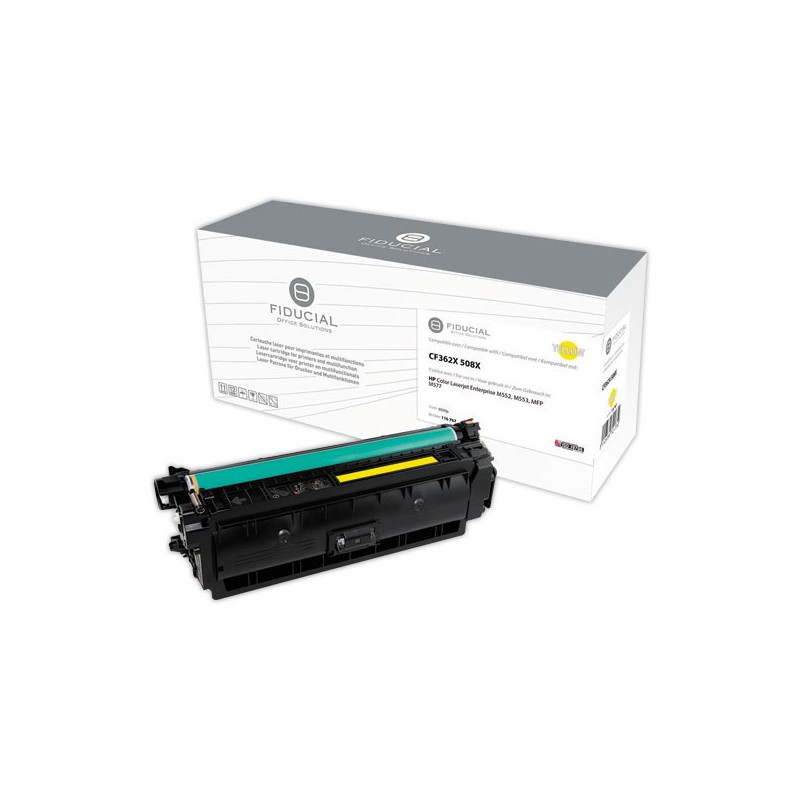 Toner FIDUCIAL jaune compatible HP 508X  - Fiducial