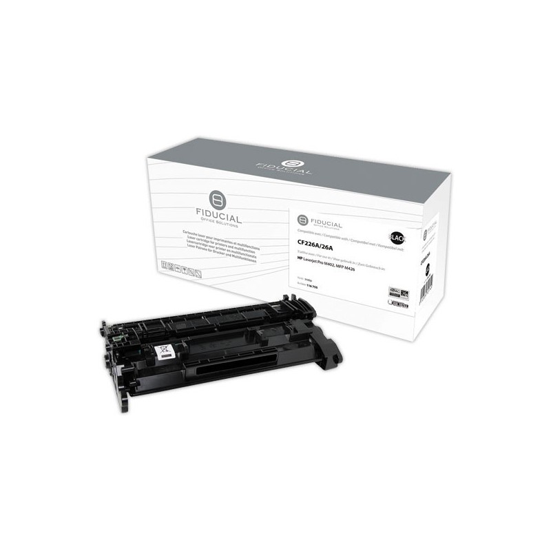 Toner FIDUCIAL noir compatible HP 26A  - Fiducial