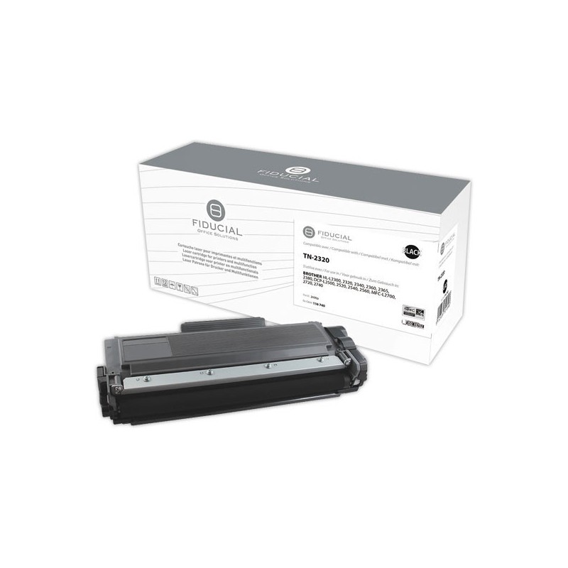 Toner FIDUCIAL équiv. BROTHER TN2320 noir  - Fiducial