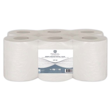 Pack de 6 Bobines à dévidage central diamètre 19cm - blanc  x6 - Fiducial