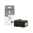 Pack cartouches Hp953XL noire et couleurs compatible FIDUCIAL  x4 - Fiducial