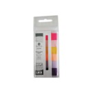 Marque-pages Fiducial papier 1,5 x 5 cm - 6 couleurs pastel  - Fiducial