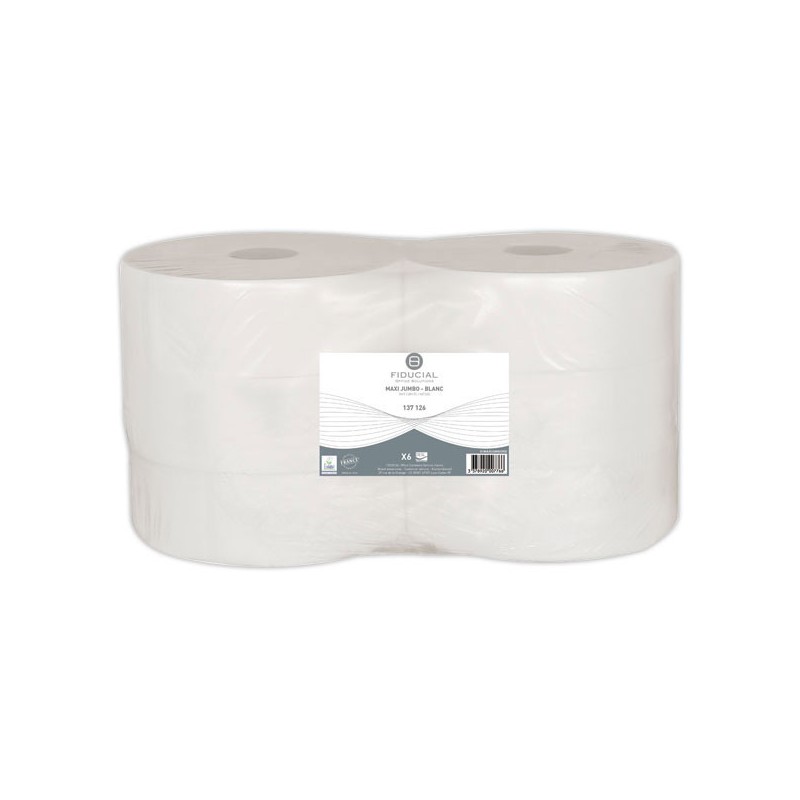 rouleaux papier toilette Maxi jumbo  x6 - Fiducial