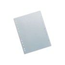 Jeu d'intercalaires gris FIDUCIAL polypropylène souple - 6 touches  - Fiducial