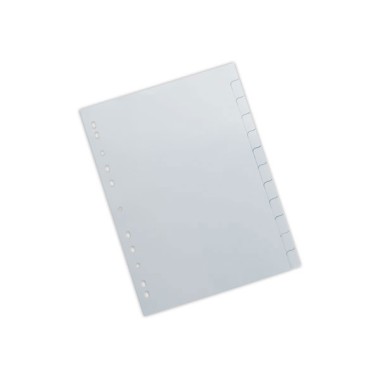 Jeu d'intercalaires FIDUCIAL polypropylène souple - 12 touches  - Fiducial
