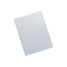 Jeu d'intercalaires FIDUCIAL polypropylène souple - 12 touches  - Fiducial