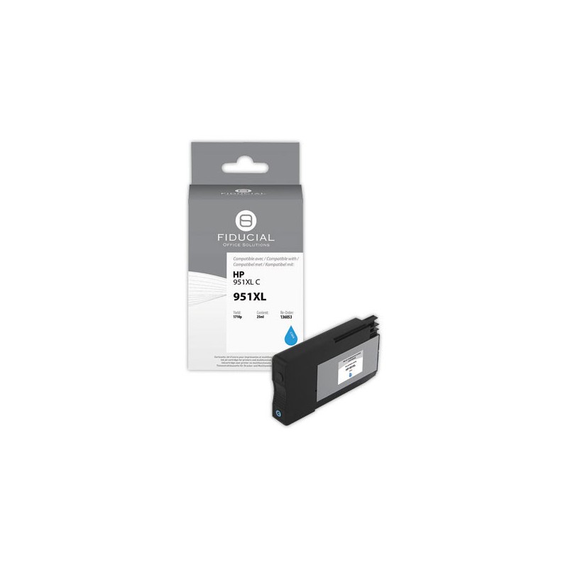 Cartouche Hp951XL cyan compatible FIDUCIAL  - Fiducial