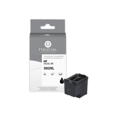 Cartouche Hp302XL noire compatible FIDUCIAL  - Fiducial