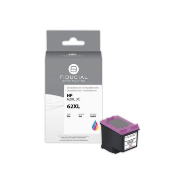 Cartouche Hp 62XL 3 couleurs compatible FIDUCIAL  - Fiducial