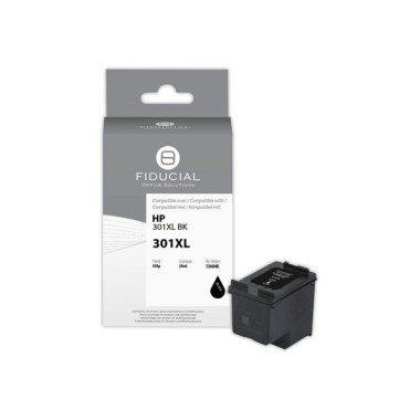 Cartouche Hp 301XL noire compatible FIDUCIAL  - Fiducial