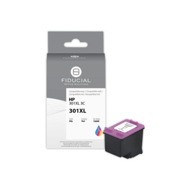 Cartouche Hp 301XL 3 couleurs compatible FIDUCIAL  - Fiducial