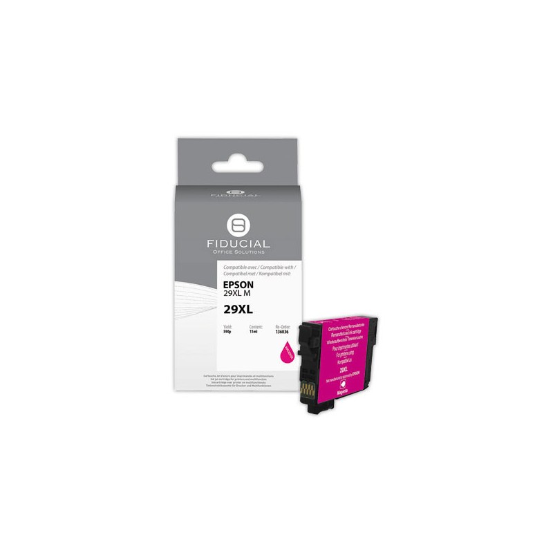 Cartouche Epson 29XL magenta compatible FIDUCIAL  - Fiducial