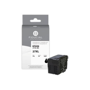Cartouche Epson 27XL noire compatible FIDUCIAL  - Fiducial