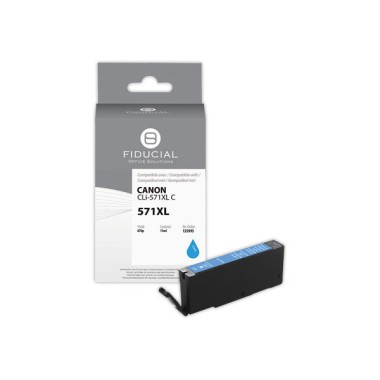 Cartouche Canon CLI-571XL cyan compatible FIDUCIAL  - Fiducial