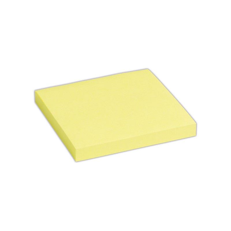 Bloc notes repositionnable FIDUCIAL Z,76x76 mm, coloris jaune 100 F  - Fiducial