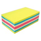 Bloc cube Fiducial super adhésif 127 x76 mm couleurs assorties  - Fiducial