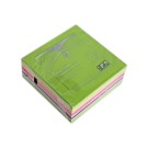Bloc cube FIDUCIAL 320 feuilles 76x76 mm couleurs assorties vives  - Fiducial