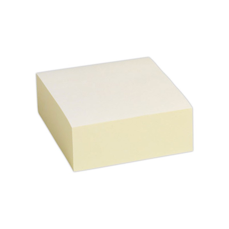 Bloc cube FIDUCIAL 320 feuilles 76x76 mm - jaune  - Fiducial