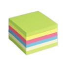 Blocs notes repositionn. super adhésives Fiducial 76x76 mm ass vives  x6 - Fiducial