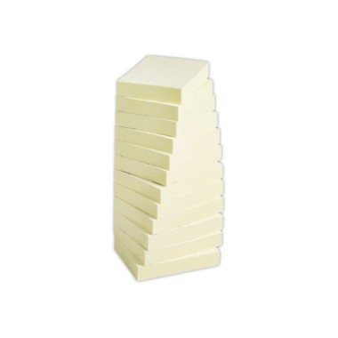Blocs notes repositionnables FIDUCIAL 3,8x5,1cm jaune  x12 - Fiducial