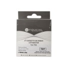 Ruban K7 pour titreuse DYMO S0721510 12 mmx4 m imp noire / blanc  - Fiducial