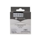Ruban K7 pour titreuse DYMO S0720830 19mm blanc impression noire  - Fiducial