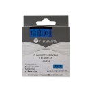 Ruban K7 pour titreuse DYMO S0720560 12mm bleu impression noire  - Fiducial