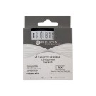 Ruban K7 pour titreuse DYMO S0720530 12 mm blanc impression noire  - Fiducial