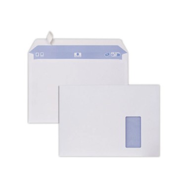 enveloppes blanches 229x324 90g fen 50x100 fermeture bande siliconée  x250 - Fiducial