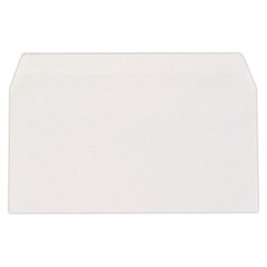 enveloppes blanches 110x220 80 g bandesiliconée  x500 - Fiducial