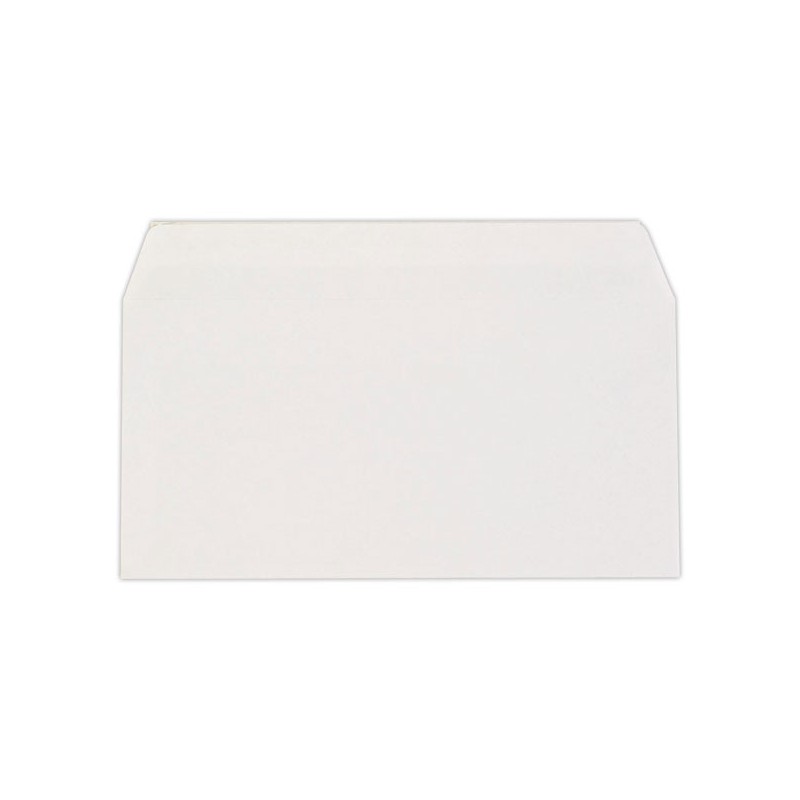 enveloppes blanches 110x220 80 g bandesiliconée  x500 - Fiducial