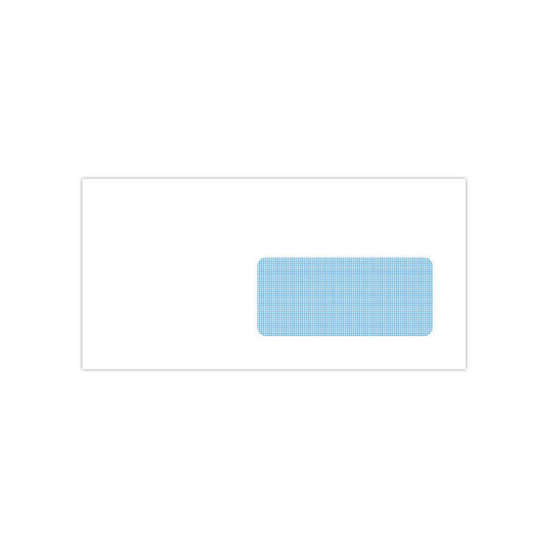 enveloppes blanches recyc 110x220 fen 45x100 80 gr siliconées Fiducial  x500 - Fiducial