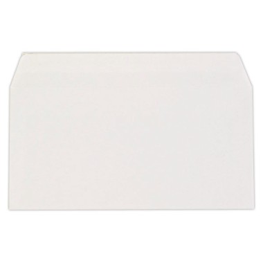 enveloppes blanches 110x220 80 gr siliconées Fiducial  x500 - Fiducial