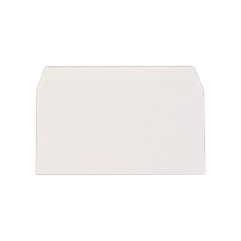 enveloppes blanches 110x220 80 gr siliconées Fiducial  x500 - Fiducial