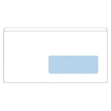 enveloppes blanches siliconées 114x229 80g avec fen 40x110 Fiducial  x500 - Fiducial