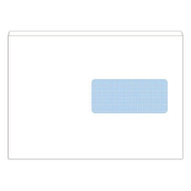 enveloppes blanches 162x229 fen 45x100 80gr autocollantes Fiducial  x500 - Fiducial