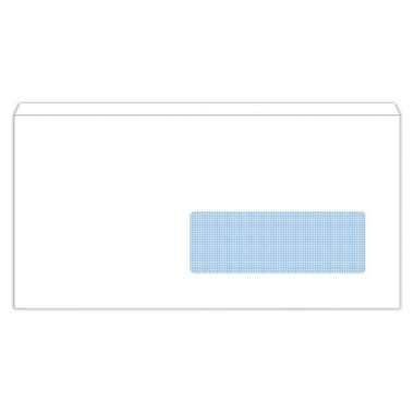 enveloppes blanches 110x220 fen 35x100 80gr autocollante Fiducial  x500 - Fiducial